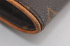 Authentic Louis Vuitton Monogram Pochette Twin PM Shoulder Bag M51854 Junk 8125J