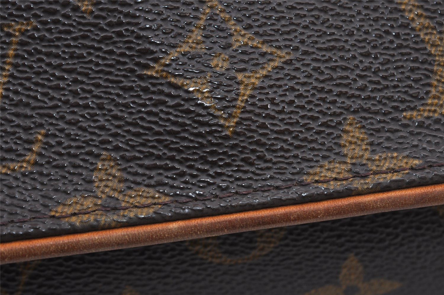 Authentic Louis Vuitton Monogram Pochette Twin PM Shoulder Bag M51854 Junk 8125J