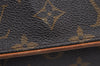 Authentic Louis Vuitton Monogram Pochette Twin PM Shoulder Bag M51854 Junk 8125J