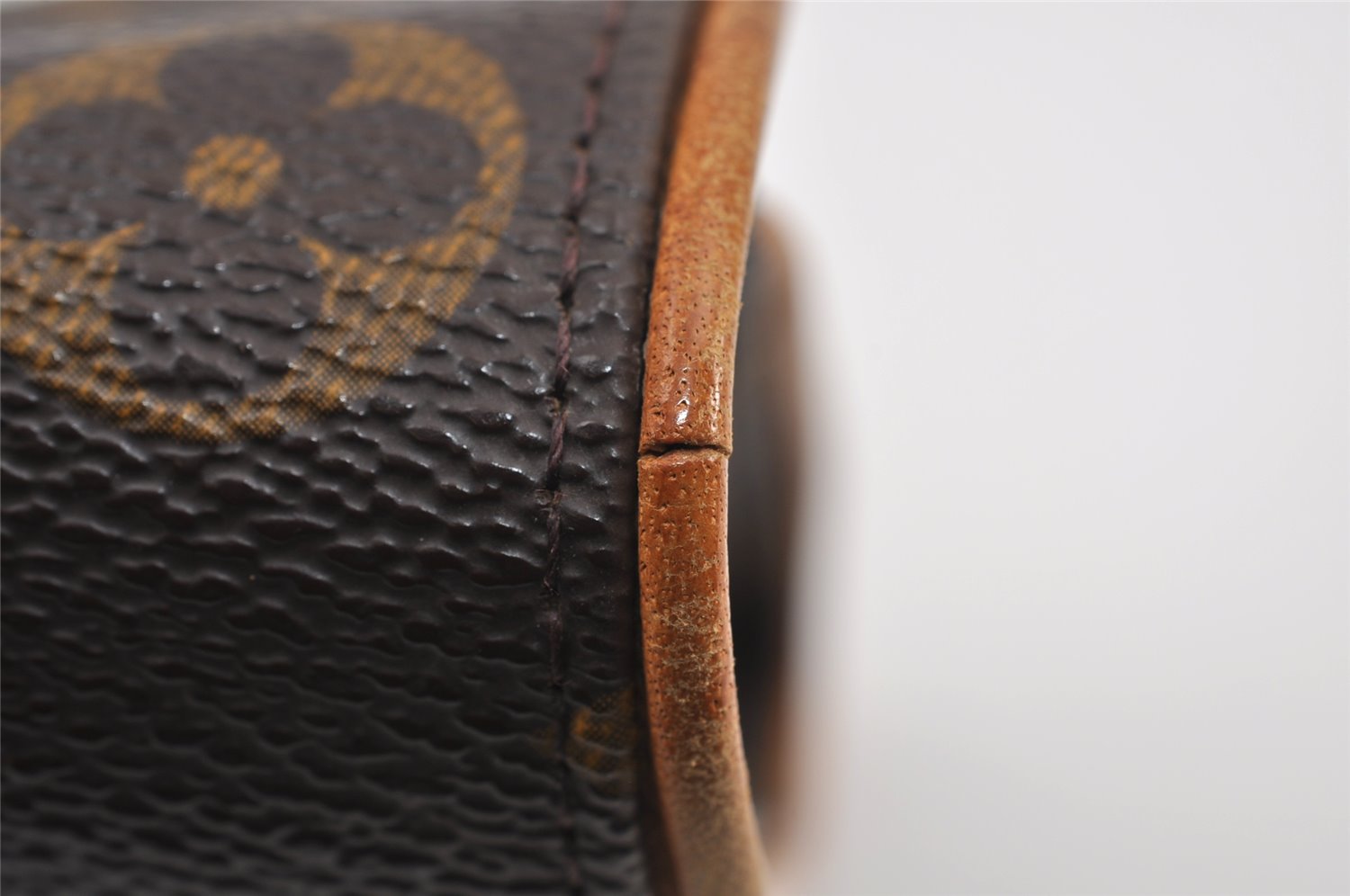 Authentic Louis Vuitton Monogram Pochette Twin PM Shoulder Bag M51854 Junk 8125J