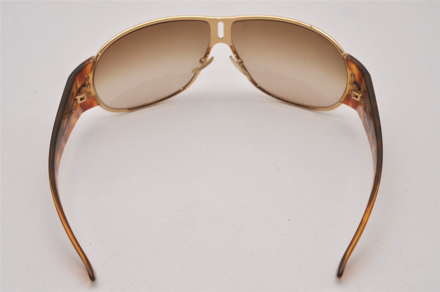Authentic PRADA Sunglasses Vintage Tortoise Shell Plastic SPR60H Brown 8126I