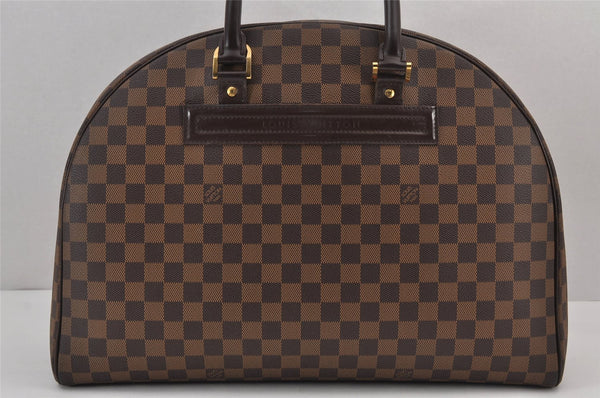 Authentic Louis Vuitton Damier Nolita 24 Hand Boston Bag N41454 LV 8127J