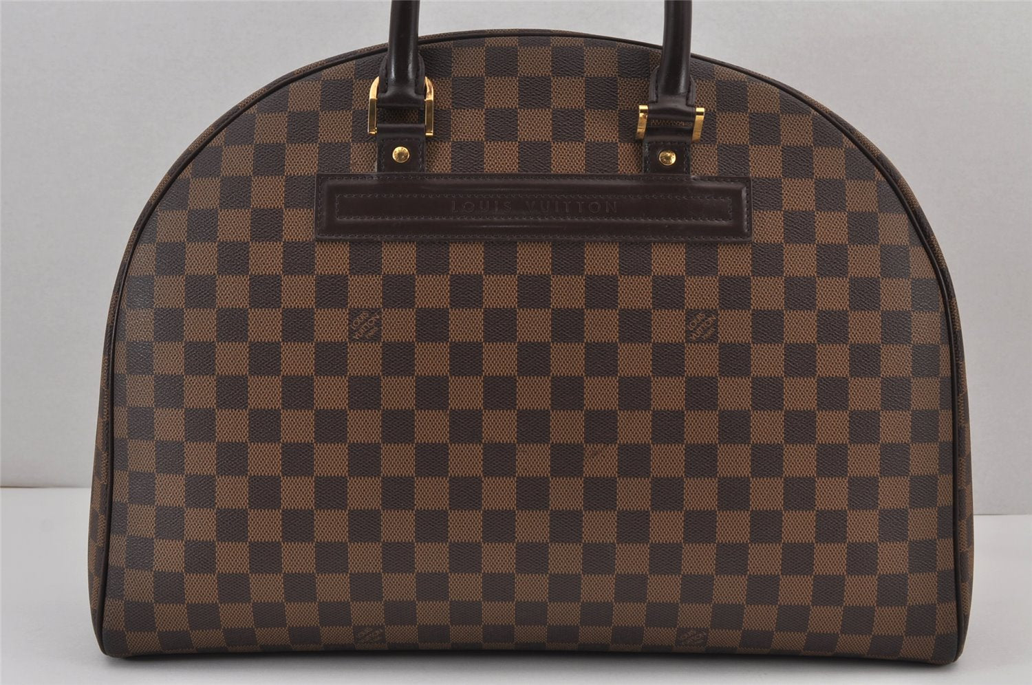 Authentic Louis Vuitton Damier Nolita 24 Hand Boston Bag N41454 LV 8127J