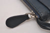 Authentic BOTTEGA VENETA Intrecciato Leather Coin Case Purse Navy Blue 8128I