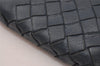 Authentic BOTTEGA VENETA Intrecciato Leather Coin Case Purse Navy Blue 8128I