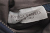 Authentic BOTTEGA VENETA Intrecciato Leather Coin Case Purse Navy Blue 8128I