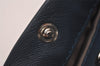 Authentic BOTTEGA VENETA Intrecciato Leather Coin Case Purse Navy Blue 8128I