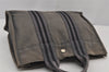 Authentic HERMES Vintage Fourre Tout PM Hand Tote Bag Canvas Gray 8129J