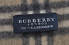 Authentic BURBERRY Nova Check Cashmere Winter Scarf Stole Beige 8130I