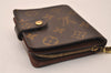 Authentic Louis Vuitton Monogram Compact Zip Bifold Wallet Purse M61667 LV 8130J