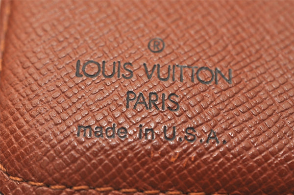 Authentic Louis Vuitton Monogram Compact Zip Bifold Wallet Purse M61667 LV 8130J