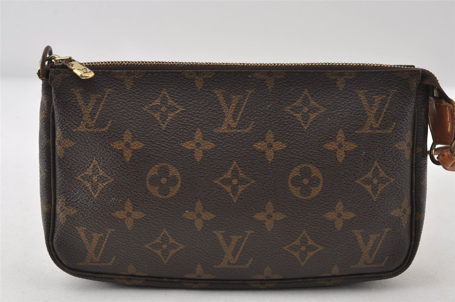 Authentic Louis Vuitton Monogram Pochette Accessoires Pouch M51980 LV 8131I