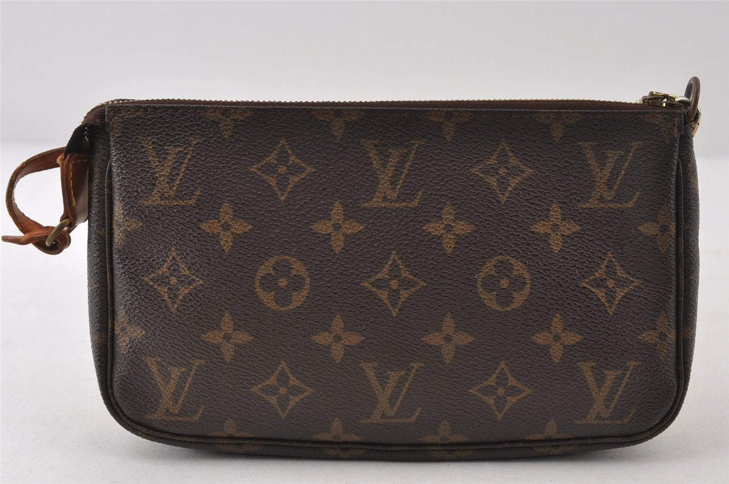 Authentic Louis Vuitton Monogram Pochette Accessoires Pouch M51980 LV 8131I