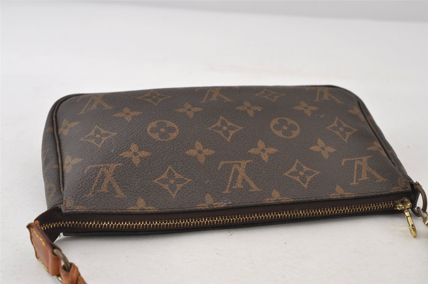 Authentic Louis Vuitton Monogram Pochette Accessoires Pouch M51980 LV 8131I