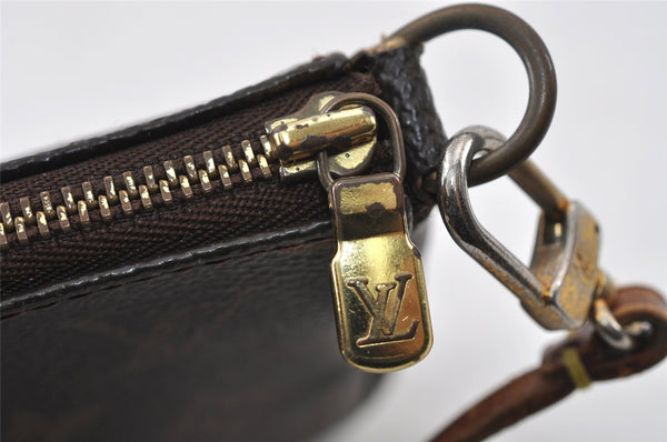 Authentic Louis Vuitton Monogram Pochette Accessoires Pouch M51980 LV 8131I