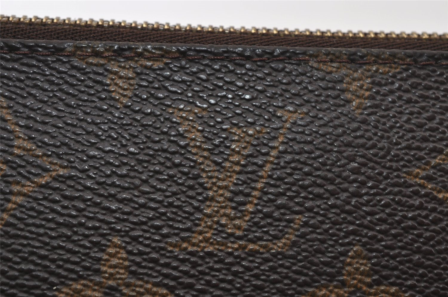 Authentic Louis Vuitton Monogram Pochette Accessoires Pouch M51980 LV 8131I
