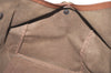 Authentic Burberrys Nova Check PVC Leather 2Way Travel Boston Bag Beige 8131J