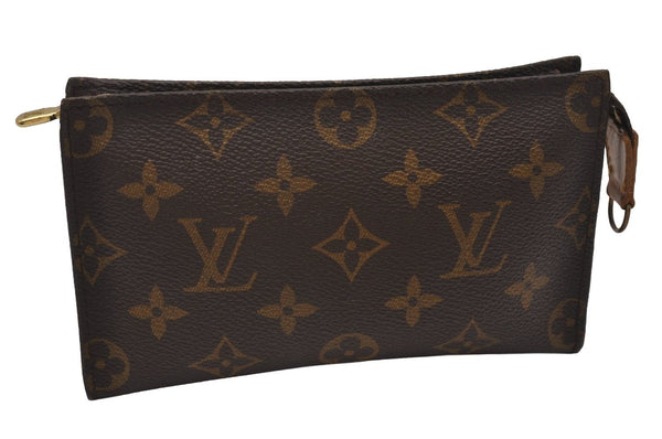 Authentic Louis Vuitton Monogram Pouch For Bucket PM LV 8132I