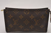 Authentic Louis Vuitton Monogram Pouch For Bucket PM LV 8132I