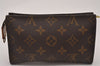 Authentic Louis Vuitton Monogram Pouch For Bucket PM LV 8132I