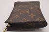Authentic Louis Vuitton Monogram Pouch For Bucket PM LV 8132I