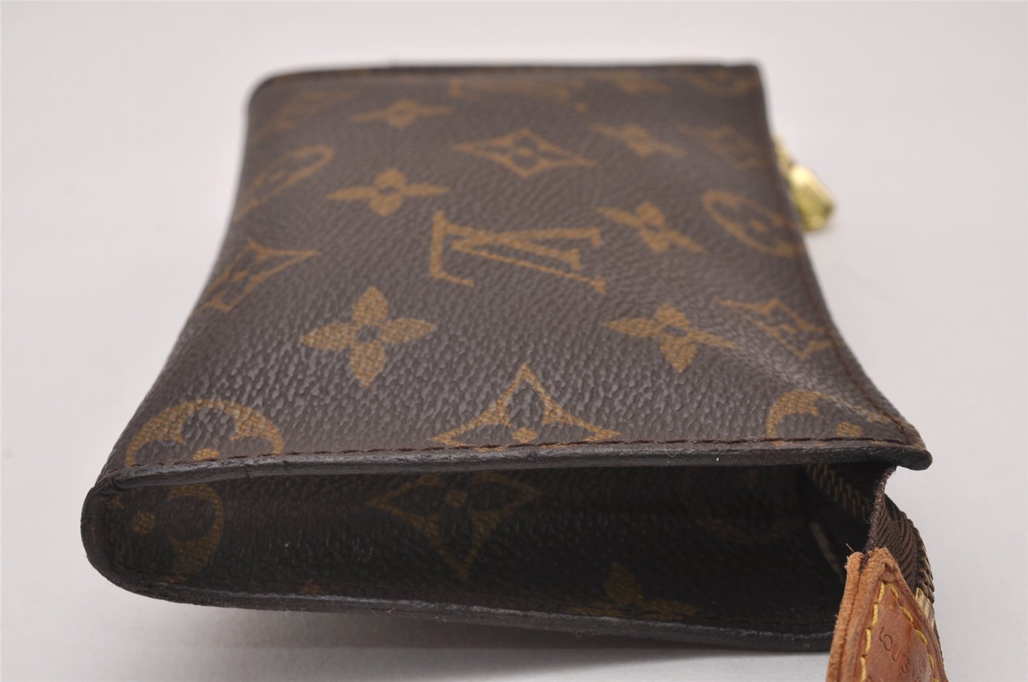 Authentic Louis Vuitton Monogram Pouch For Bucket PM LV 8132I