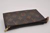 Authentic Louis Vuitton Monogram Pouch For Bucket PM LV 8132I