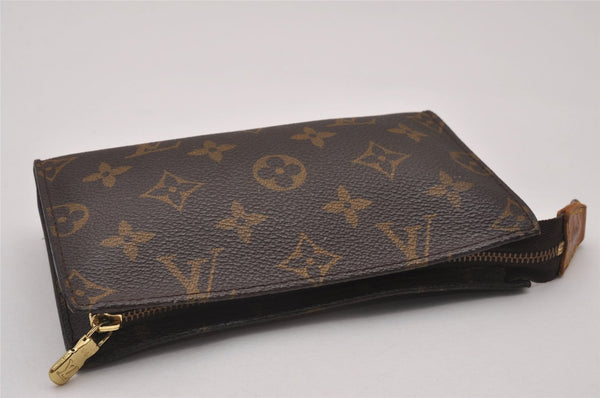 Authentic Louis Vuitton Monogram Pouch For Bucket PM LV 8132I