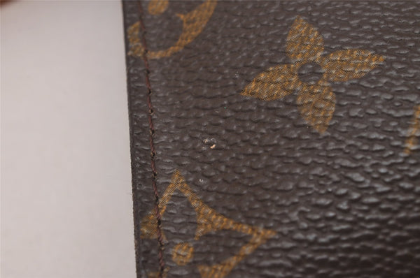 Authentic Louis Vuitton Monogram Pouch For Bucket PM LV 8132I