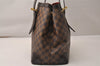 Authentic Louis Vuitton Damier Hampstead MM Shoulder Tote Bag N51204 LV 8133J