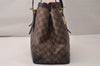 Authentic Louis Vuitton Damier Hampstead MM Shoulder Tote Bag N51204 LV 8133J