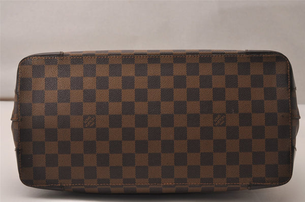 Authentic Louis Vuitton Damier Hampstead MM Shoulder Tote Bag N51204 LV 8133J