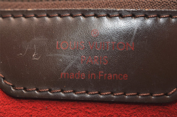 Authentic Louis Vuitton Damier Hampstead MM Shoulder Tote Bag N51204 LV 8133J