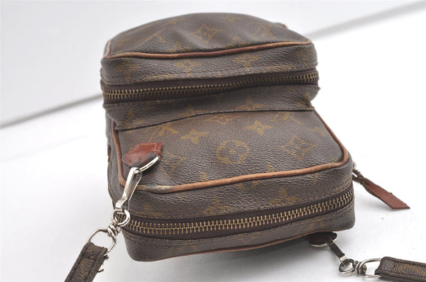 Authentic Louis Vuitton Monogram Amazone Shoulder Cross Body Bag Old Model 8135J