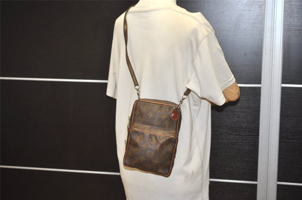 Authentic Louis Vuitton Monogram Amazone Shoulder Cross Body Bag Old Model 8135J