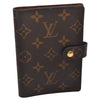 Authentic Louis Vuitton Monogram Agenda PM Notebook Cover R20005 LV Junk 8136I