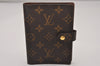 Authentic Louis Vuitton Monogram Agenda PM Notebook Cover R20005 LV Junk 8136I