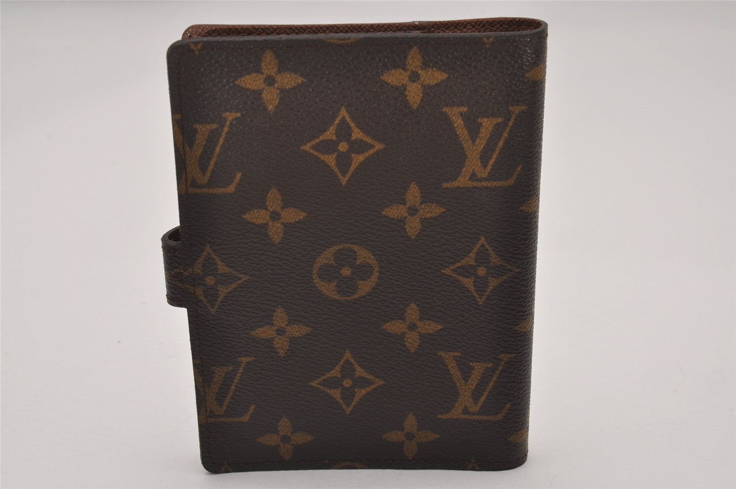 Authentic Louis Vuitton Monogram Agenda PM Notebook Cover R20005 LV Junk 8136I