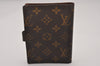Authentic Louis Vuitton Monogram Agenda PM Notebook Cover R20005 LV Junk 8136I