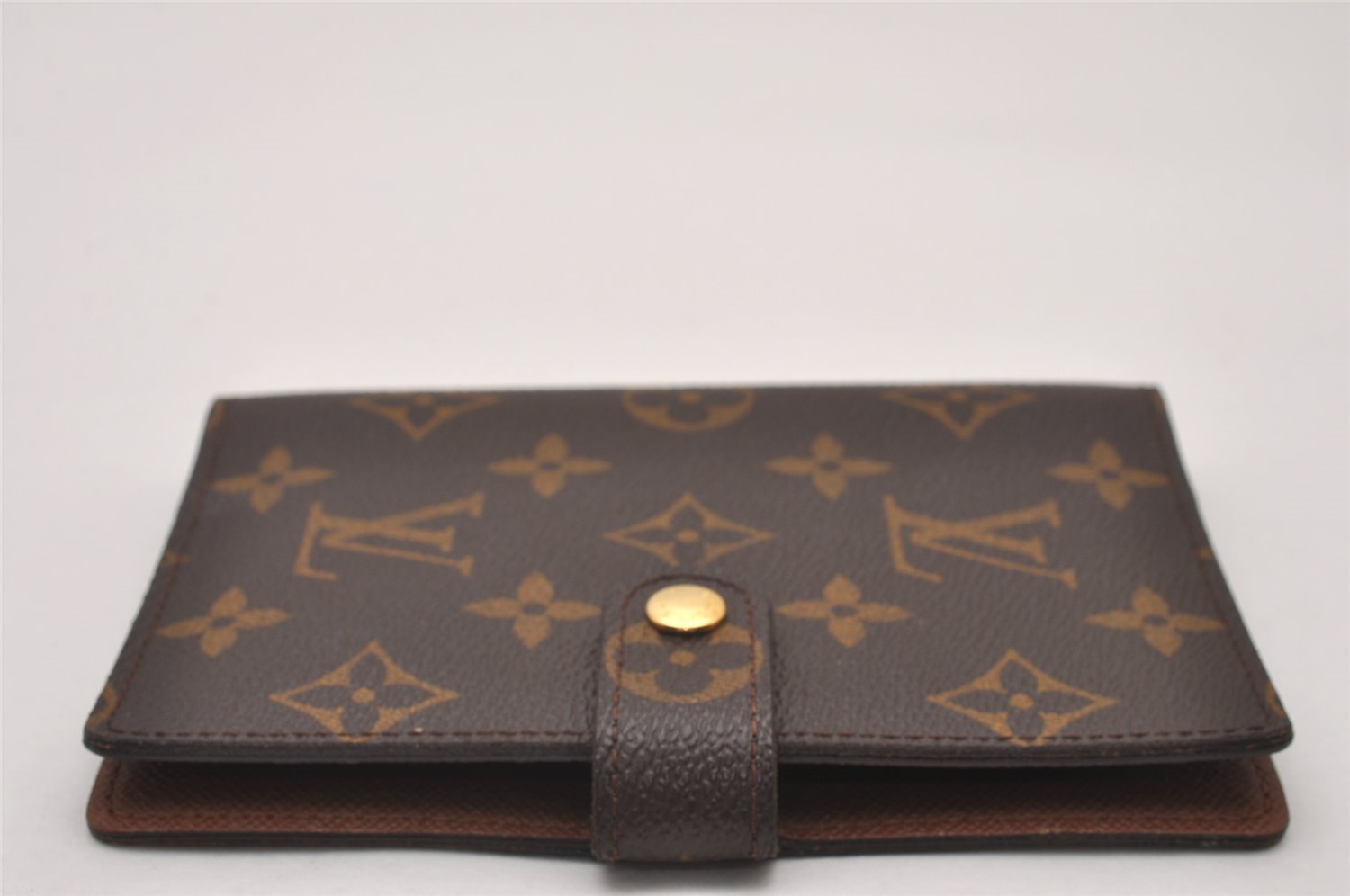 Authentic Louis Vuitton Monogram Agenda PM Notebook Cover R20005 LV Junk 8136I