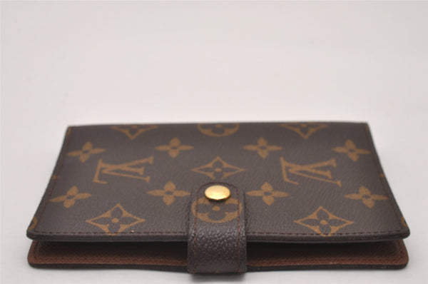 Authentic Louis Vuitton Monogram Agenda PM Notebook Cover R20005 LV Junk 8136I