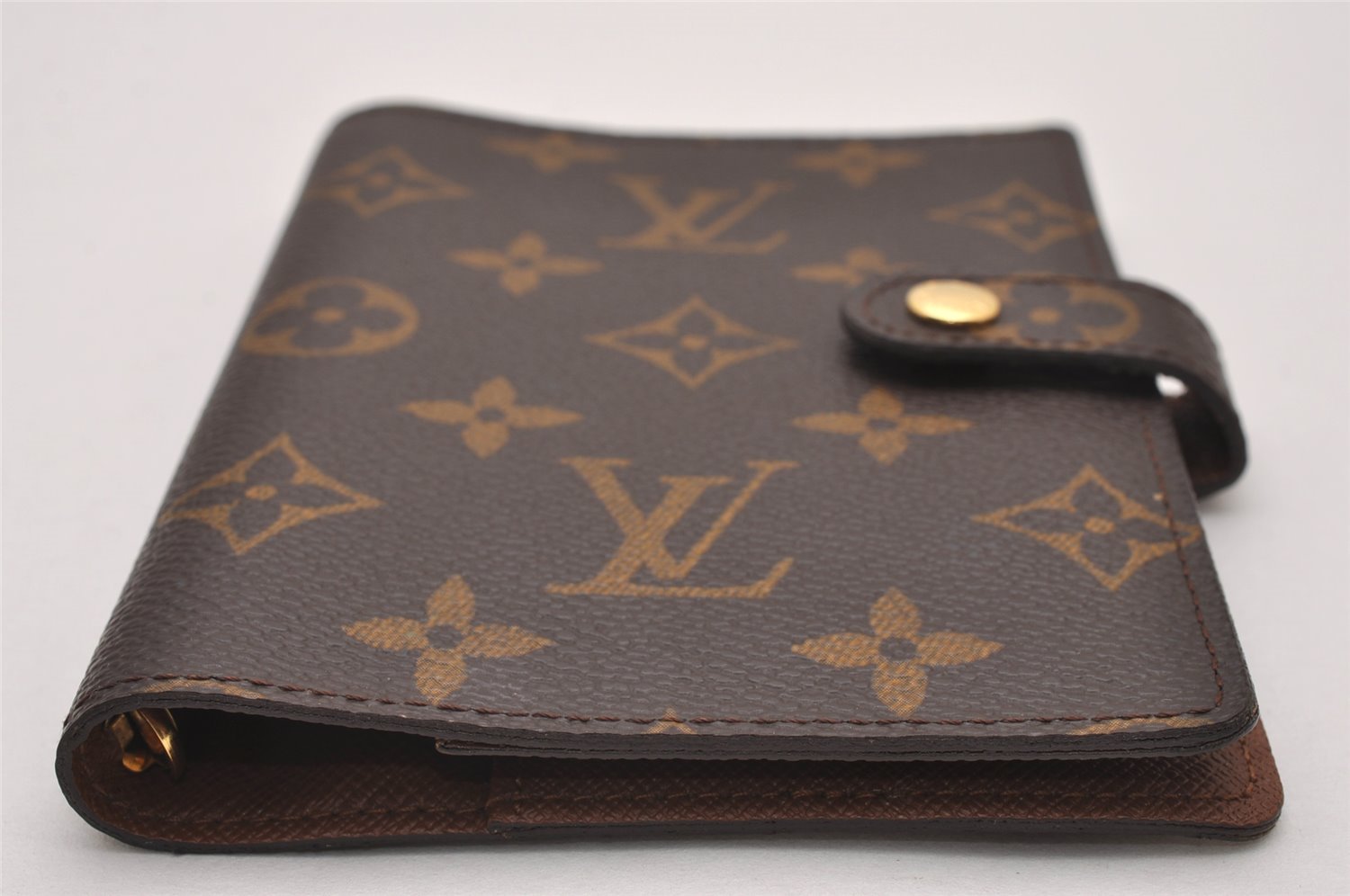 Authentic Louis Vuitton Monogram Agenda PM Notebook Cover R20005 LV Junk 8136I