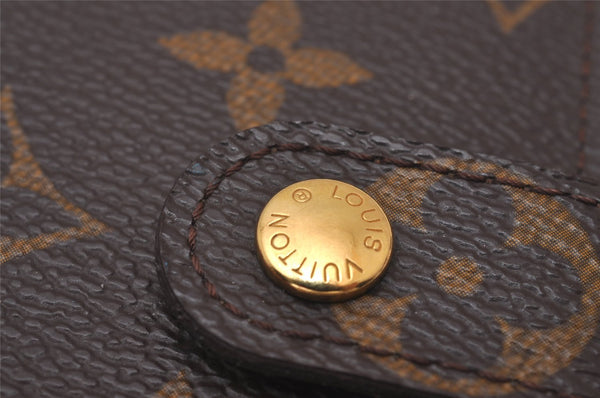 Authentic Louis Vuitton Monogram Agenda PM Notebook Cover R20005 LV Junk 8136I