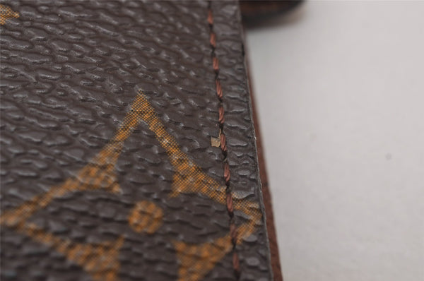 Authentic Louis Vuitton Monogram Agenda PM Notebook Cover R20005 LV Junk 8136I