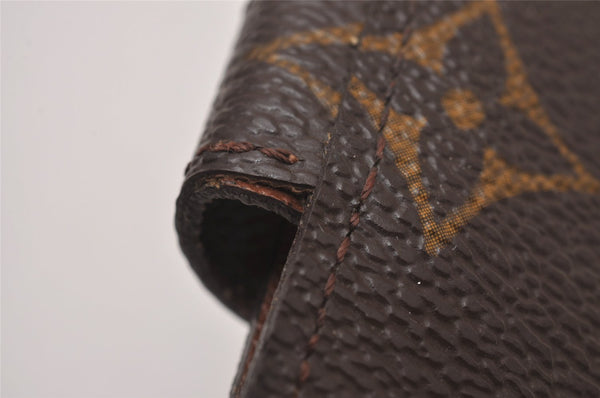 Authentic Louis Vuitton Monogram Agenda PM Notebook Cover R20005 LV Junk 8136I