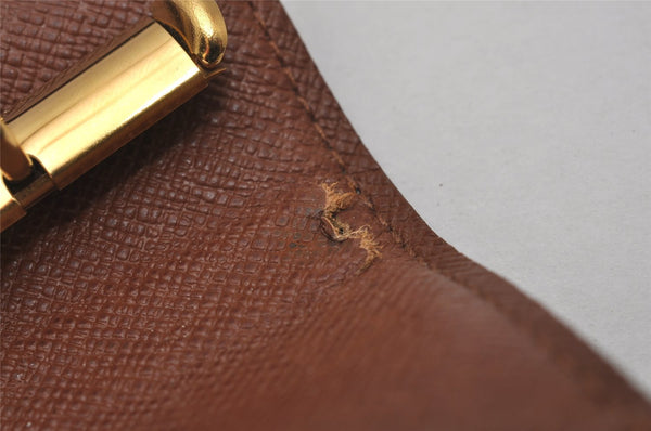 Authentic Louis Vuitton Monogram Agenda PM Notebook Cover R20005 LV Junk 8136I