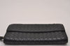 Authentic BOTTEGA VENETA Intrecciato Leather Long Wallet Purse Black 8137I