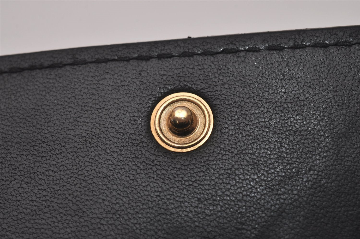 Authentic BOTTEGA VENETA Intrecciato Leather Long Wallet Purse Black 8137I