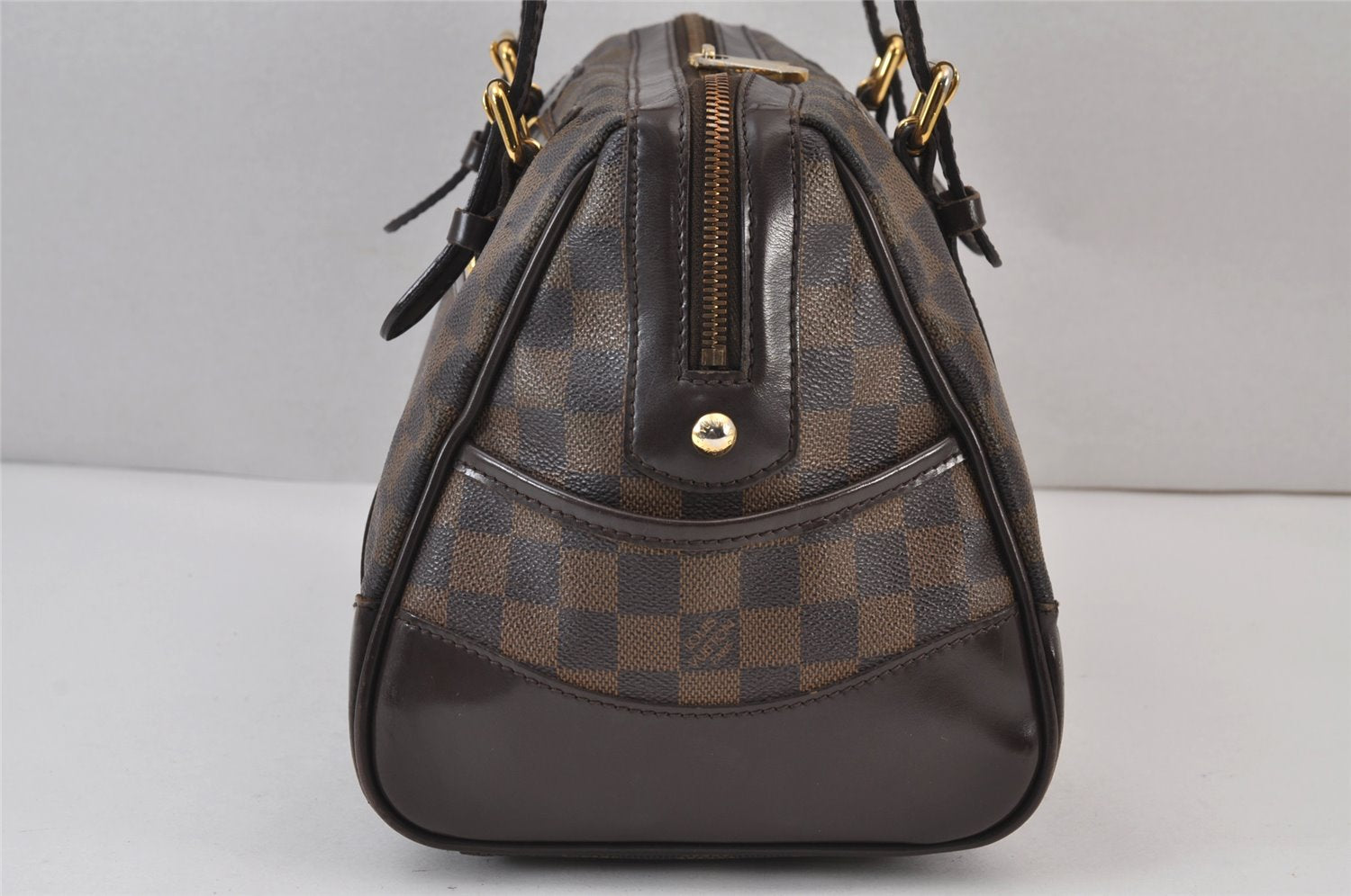 Authentic Louis Vuitton Damier Berkeley Hand Boston Bag Purse N52000 LV 8137J