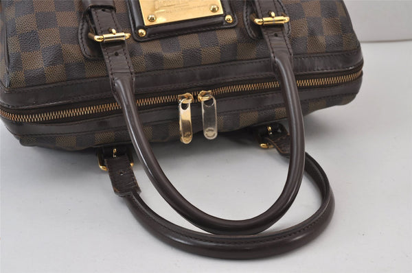 Authentic Louis Vuitton Damier Berkeley Hand Boston Bag Purse N52000 LV 8137J
